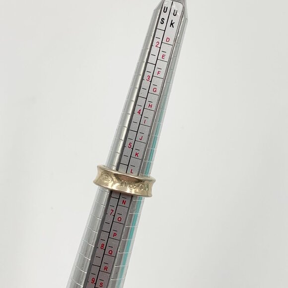 Authentic Tiffany & Co 925 Silver 1837 Medium Ring - Picture 10 of 12